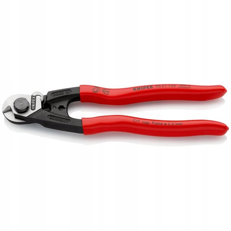 Nožnice na oceľové lano Knipex 9561190